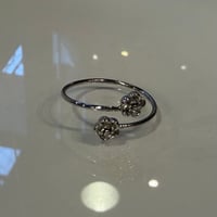 2604RG0776 / Mini flower twist ring（Silver）