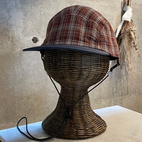 2504HW0087(S) / 2Way cotton check cap（RedCK）