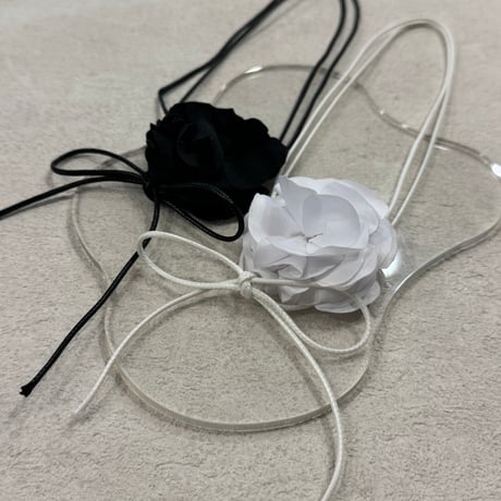 2407NC0255 / Flower choker （White）