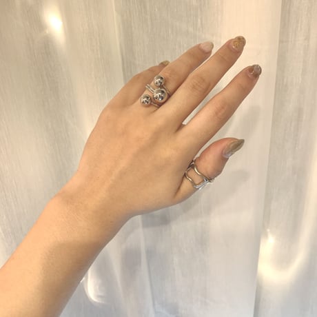 Small ball ring（SILVER） /  2104_RG036