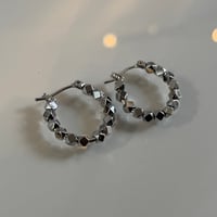 2512PR0834 / Metal beads hoop Pierce #2（Silver）