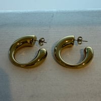 2606PR0848 / Round hoop pierce（Gold）