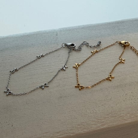 2606BR0142 / Mini Ribbon motif Bracelet（Silver）