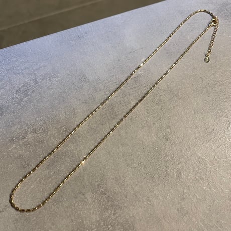 2510NC0361 / Oval chain Necklace（Gold/45cm）