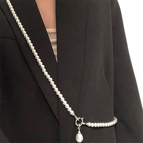 Pearl Shoulder chain strap  / 2109-GS010