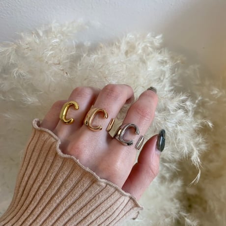 Initial ring（PINK GOLD / C ） /   2100-RGGL045