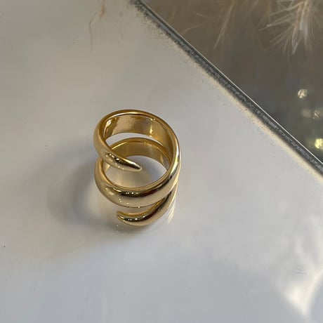 2405RG0465 / Twine around design ring（Gold）