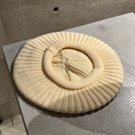 2509HW0103(S) / Knit béret（Ivory）