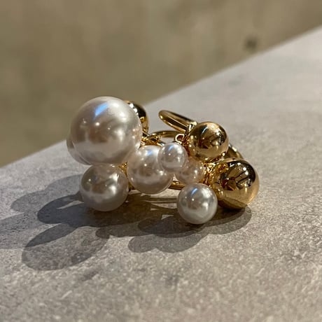 2512RG0713 /  Mix Pearl ring（Gold）