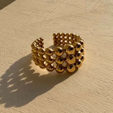 2603RG0748 / Mini ball line ring （Gold）