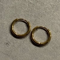 2601PR0835 #B / Stainless hoop pierce（ID10mm/T2mm） /（Gold）