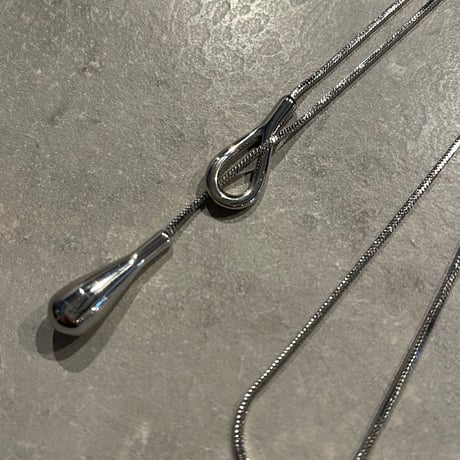 2503NC0295 / Y Drop motif Necklace（Silver）