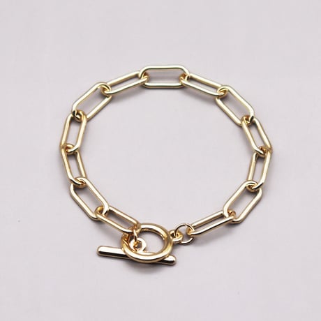Oval Chain Mantel Bracelet（Gold）/ 2109_BR111