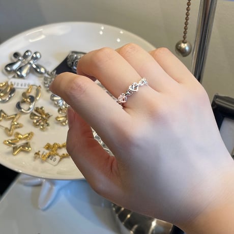 2506RG0645 /Pretzel motif ring（Silver）