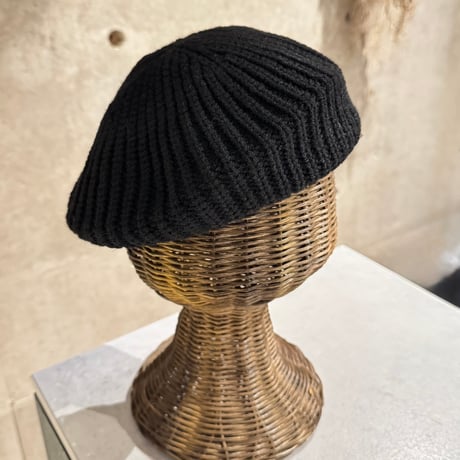 2509HW0103(S) / Knit béret（ Black）