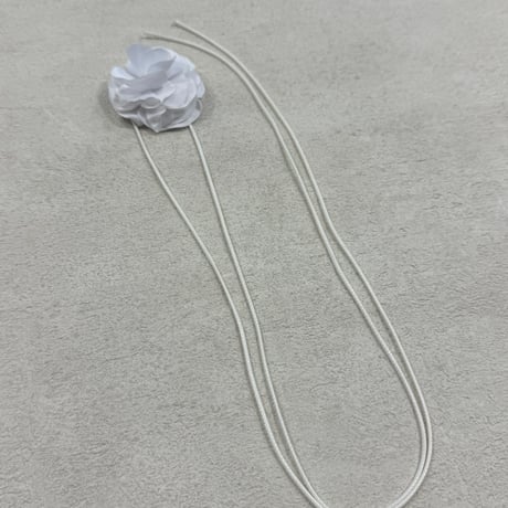 2407NC0255 / Flower choker （White）
