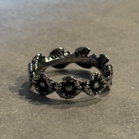 2506RG0640 /Daisy flower ring（Silver）