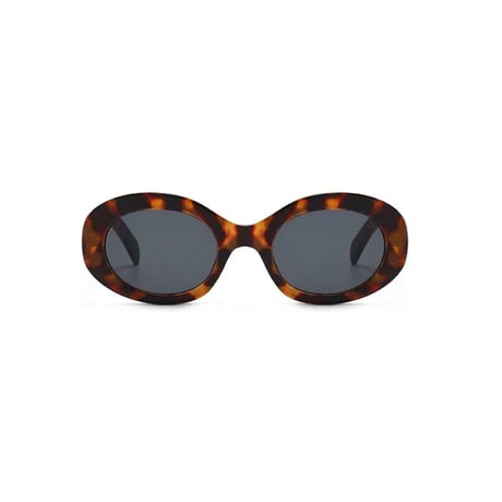 【 Select 】Vintage Oval High Quality Design Sunglasses (Leopard)