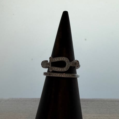 2605RG0788 / Stone line design ring（Silver）