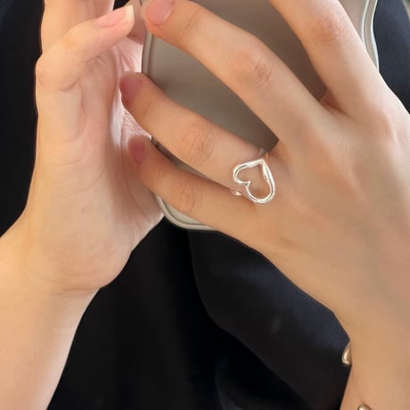 2506RG0663 /  Heart line ring（Silver）