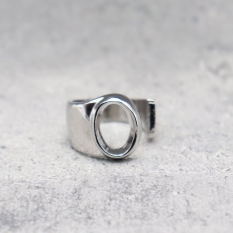 Initial ring（SILVER / O） /  2100-RGSL045