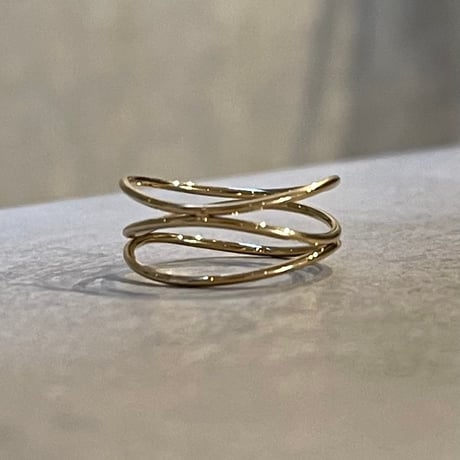2502RG0579 / Helix design ring（Gold）