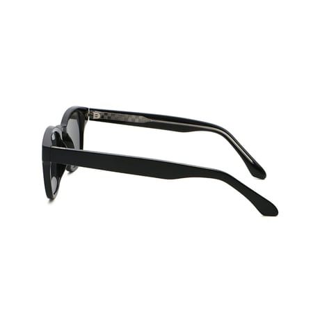 【 Select 】Classic Square Frame High Quality Sunglasses (Black/Grey)