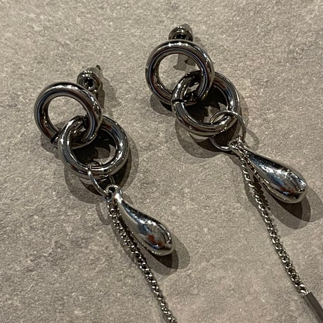 2503PR0752 / Connect Drop charm Pierce（Silver）
