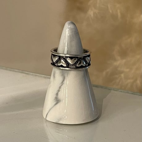 2312RG0364 /Heart line ring（Silver）