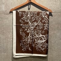 2512GS060(S)/ Large scarf（Brown/White）
