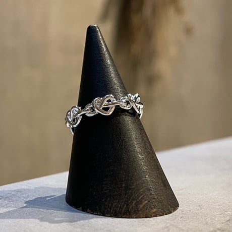 2506RG0645 /Pretzel motif ring（Silver）
