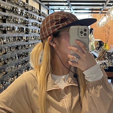 2504HW0087(S) / 2Way cotton check cap（RedCK）