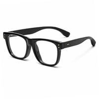 【 Select 】Big Flame Oversize Sunglasses (Black/Clear）