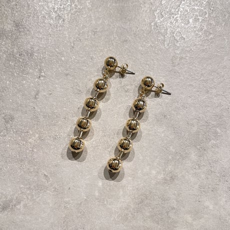 2304PR0554 / Metal Ball chain Pierce（Gold）