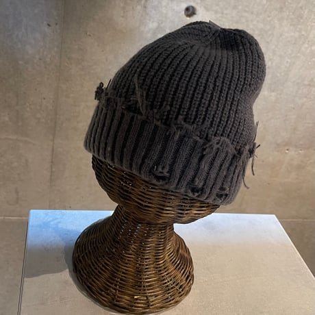 2509HW0106(S) / Damage Knit cap（Grey）