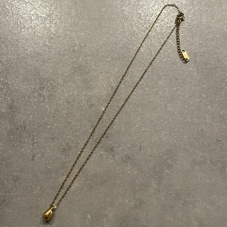 2502NC0286 / Drop motif Necklace（Gold）
