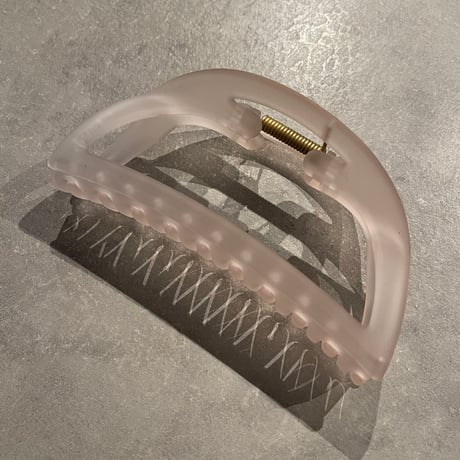 2405HA0076 / Clear arch Hair clip（Pink）
