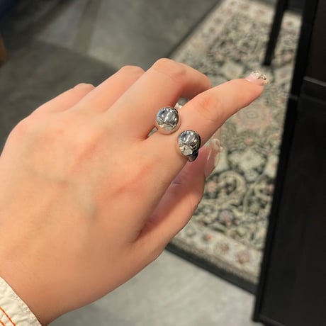 2405RG0473 / volume drop forme ring（Silver)