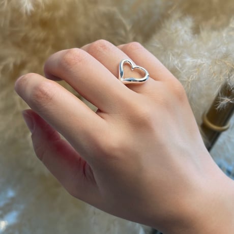 2506RG0663 /  Heart line ring（Silver）