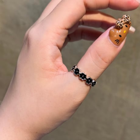 2507RG0669 /  Daisy Stone ring（Silver）