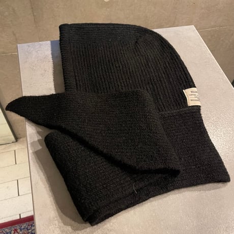 2512HW056(S)/ Hoodie muffler（Black）