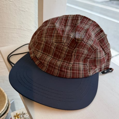 2504HW0087(S) / 2Way cotton check cap（RedCK）