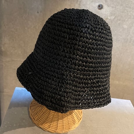 2505HW0092(S)/ Cotton bucket hat（Black）