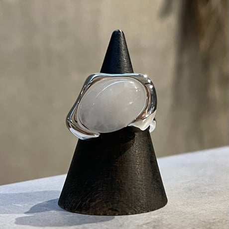 2506RG0649 /Craft  stone design ring（Silver）