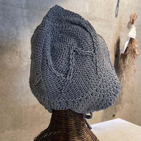 2503HW0079(S) / Wired Knit Bucket Bonnet（Gray）
