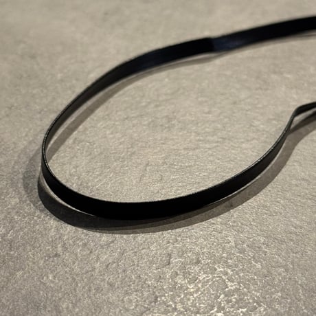 2503NC0330／ simple fakeleather choker（Black)