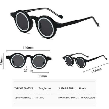 【 Legit Eyewear 】Sunglasses Junna(Olive/White/Grey)
