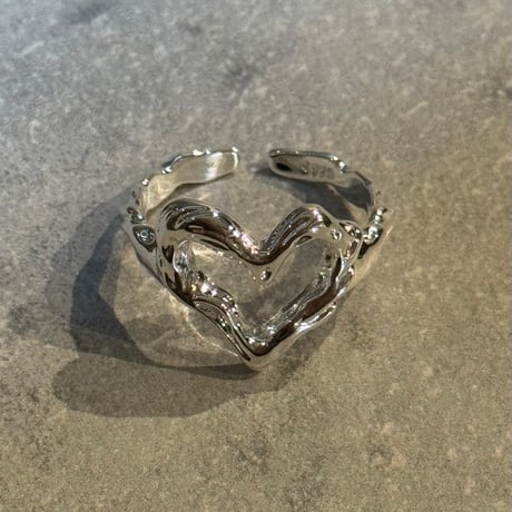 2505RG0636 / Open Heart ring（Silver）