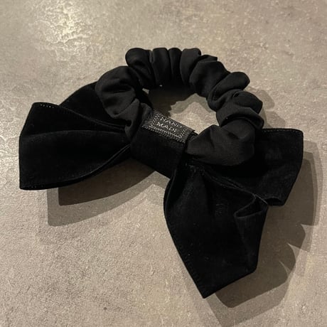 2411HA0085 / Velvet Ribbon Hair tie（Black）