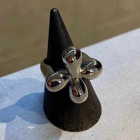 2502RG0581 / Cross drop design ring（Silver）